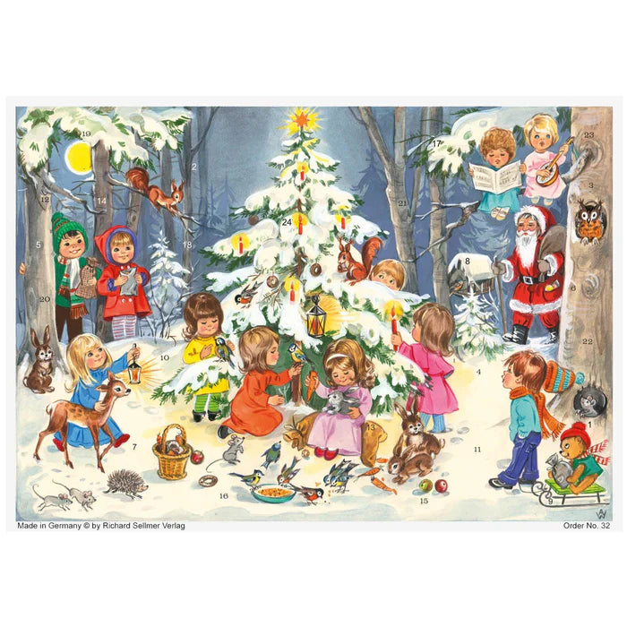 Advent Calendar | Small (A4) - Fun at the Christmas Tree #32