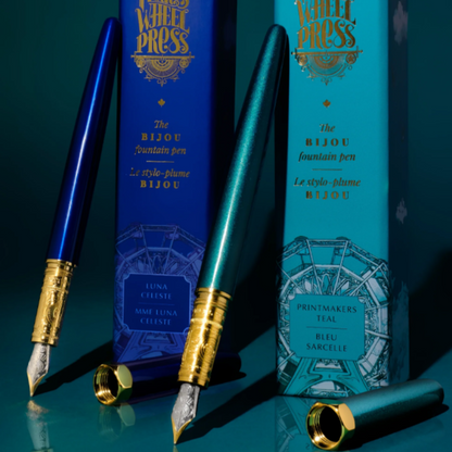 The Bijou Fountain Pen | Medium - LUNA CELESTE #BFP-M-ED2401