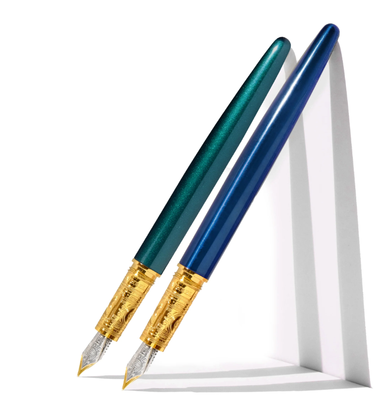 The Bijou Fountain Pen | Fine - PRINTMAKER'S TEAL #BFP-F-ED2302