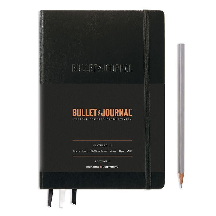 Bullet Journal | A5 Dot Grid - BLACK #363572-7