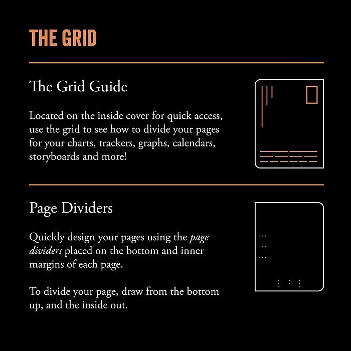 Bullet Journal | A5 Dot Grid - BLACK #363572-7