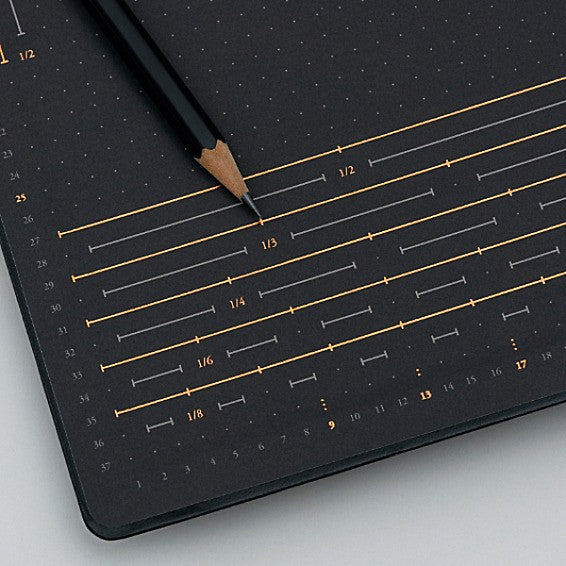 Bullet Journal | A5 Dot Grid - BLACK #363572-7