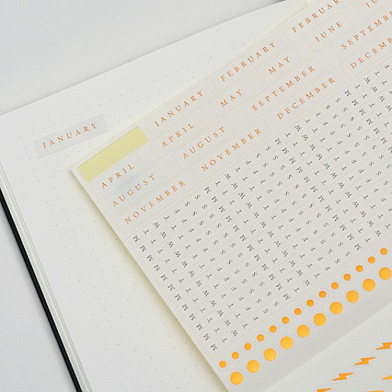 Bullet Journal | A5 Dot Grid - BLACK #363572-7