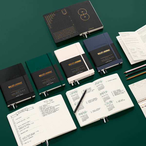 Bullet Journal | A5 Dot Grid - BLACK #363572-7