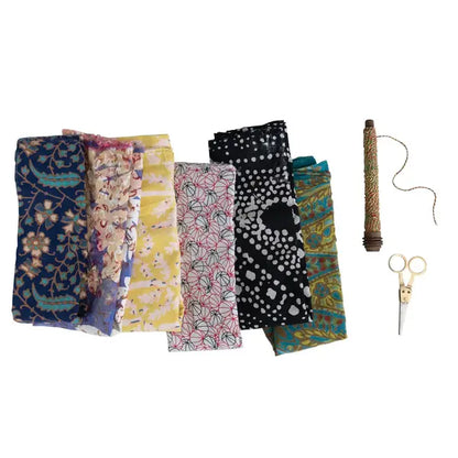 Gift Wrap Kit | Vintage Cotton Sari