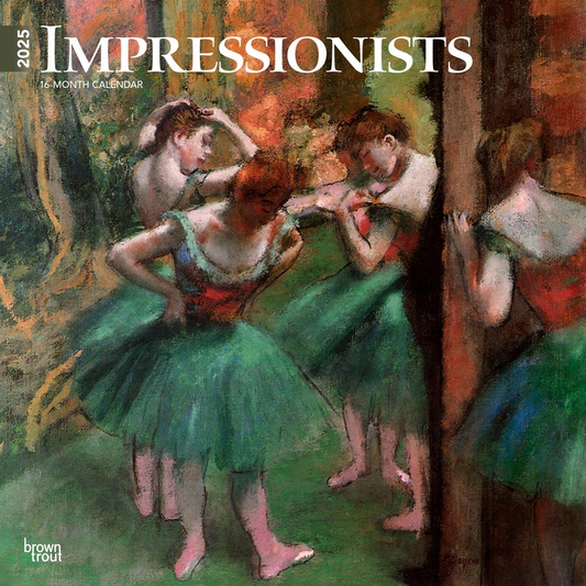 2025 Large Wall Calendar | 12" X 12" - IMPRESSIONISTS