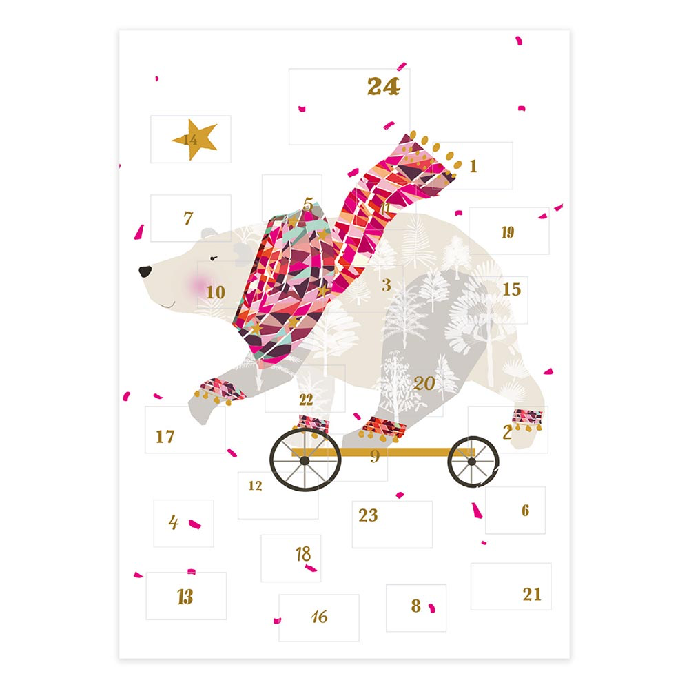 Advent Card | Roller Bear # AC302