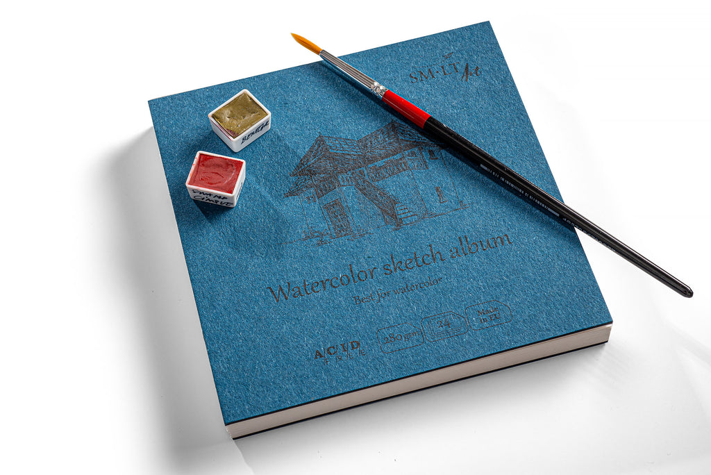 Mini Square Pad | Watercolour Sketch Album