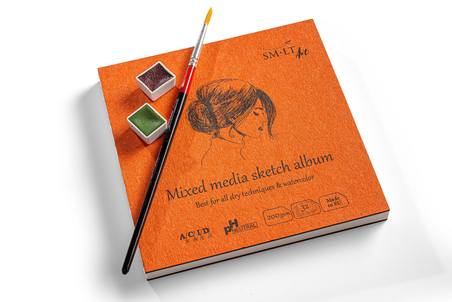 Mini Square Pad | Mixed Media Sketch Album