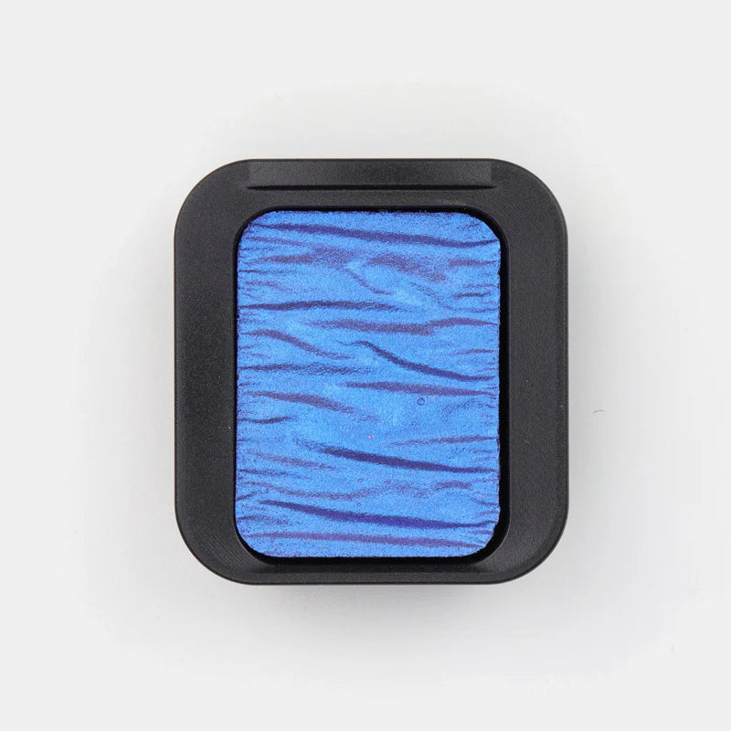 Paint | Pearlescent Watercolor Pan Refill - HIGH CHROMA BLUE #26FO9062