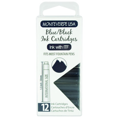 Ink Cartridges | Pack of 12 - BLUE BLACK #G305BB