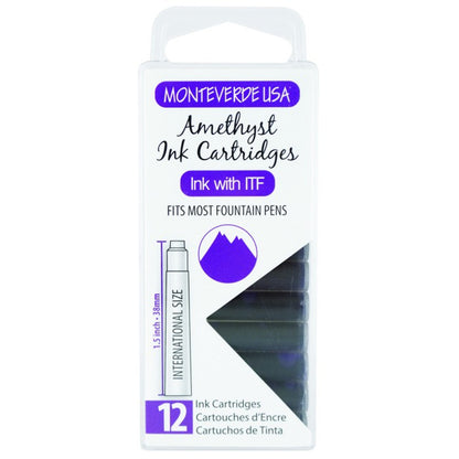 Ink Cartridges | Gemstone Collection (Pack of 12) - AMETHYST #G305AM