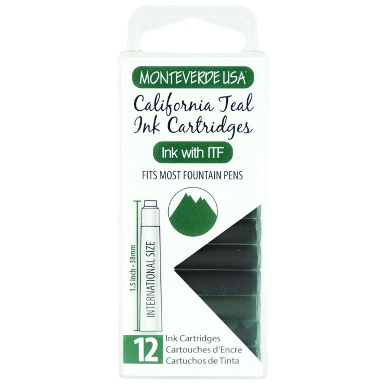 Ink Cartridges | Pack of 12 - CALIFORNIAN TEAL #G305CT