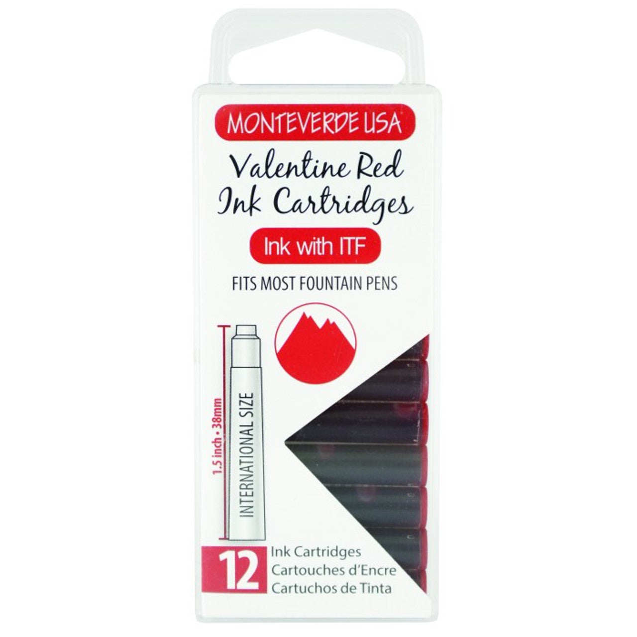 Ink Cartridges | Pack of 12 - VALENTINE RED #G305RV