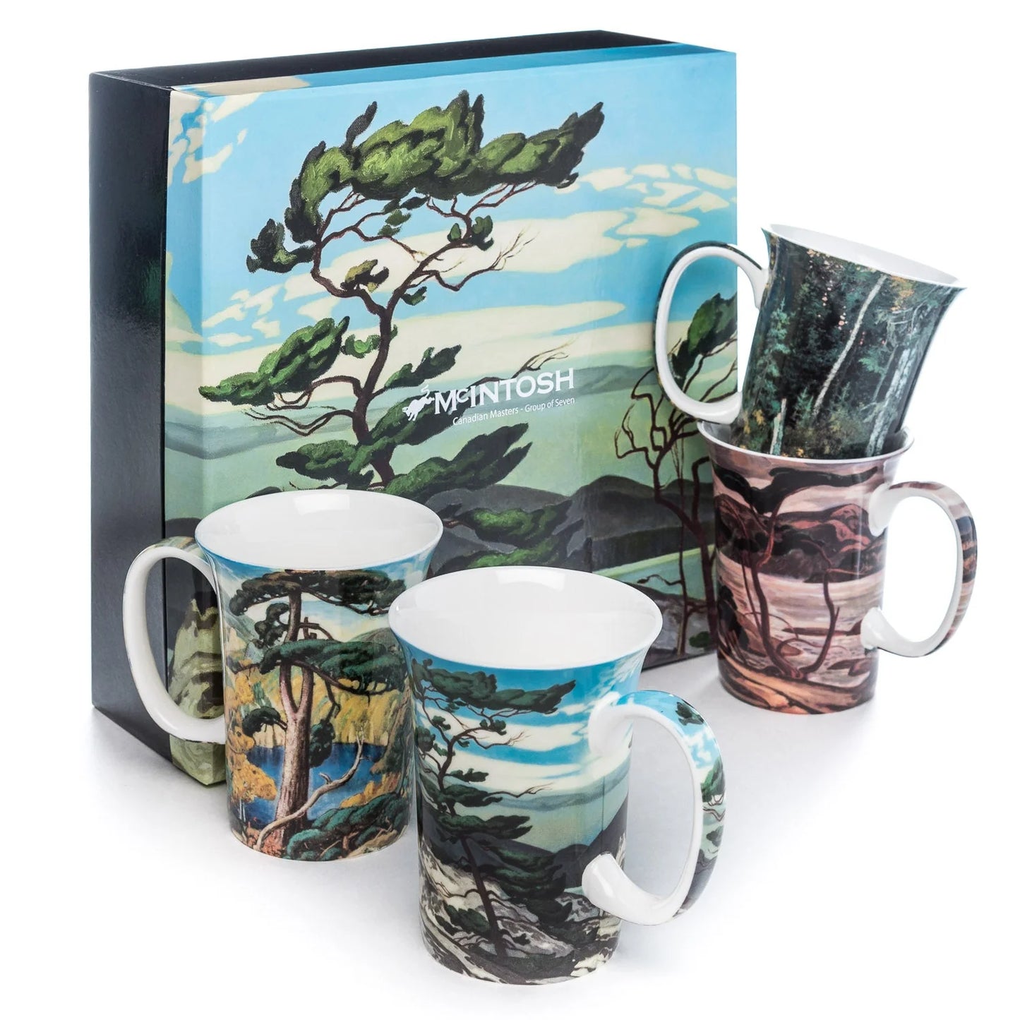 Mug Gift Set | Set of 4 - Group of Seven #MC020011