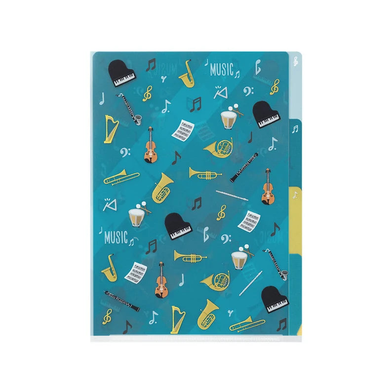 Accessory | A5 3 Pocket File Folder - MUSIC #35475-006