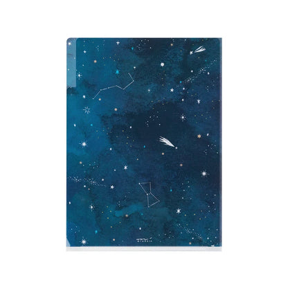 Accessory | A5 3 Pocket File Folder - STARRY SKY #35478-006