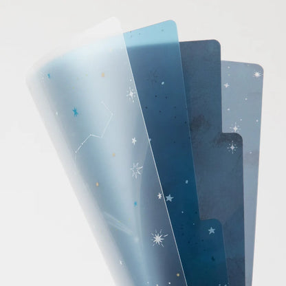 Accessory | A5 3 Pocket File Folder - STARRY SKY #35478-006