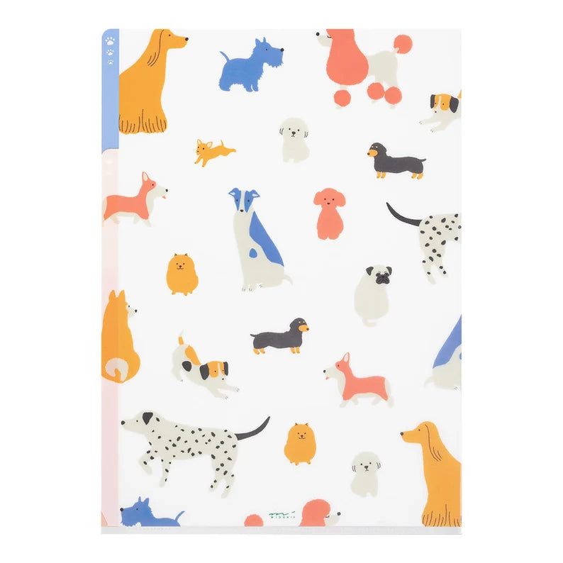 Accessory | A4 3 Pocket File Folder - DOGS #35480-006