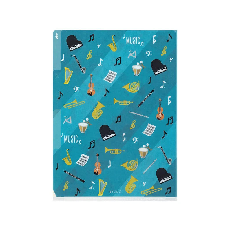 Accessory | A5 3 Pocket File Folder - MUSIC #35475-006