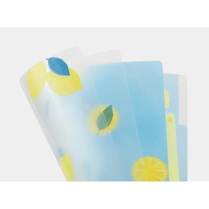 Accessory | A4 3 Pocket File Folder - LEMONS #35572-006