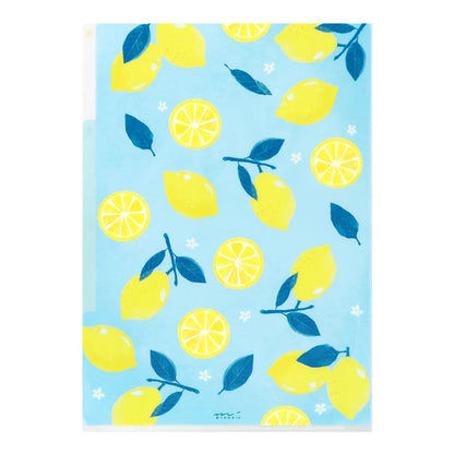 Accessory | A4 3 Pocket File Folder - LEMONS #35572-006