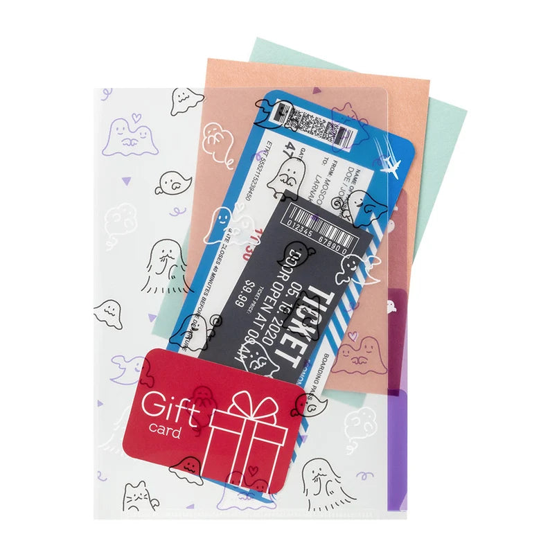 Accessory | A5 3 Pocket File Folder -  GHOSTS #35568-006