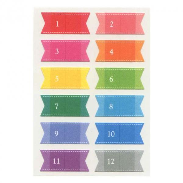 Sticker Package | Index Number Stickers - FLAGS #83493-006