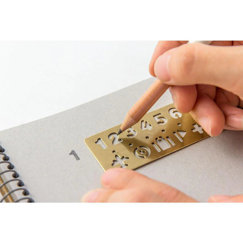 Accessory | Brass Stencil Bookmark -  NUMBERS #36788-006