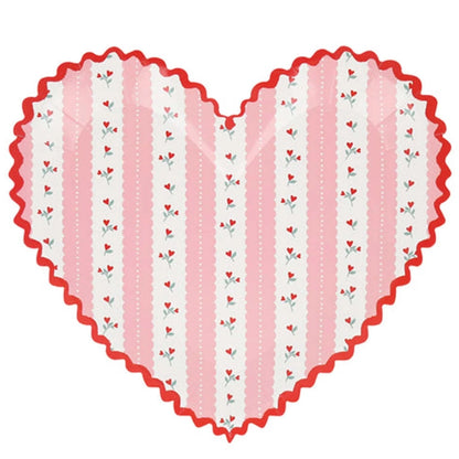 Paper Plates | Patterned Heart - ASSORTMENT #282705-7