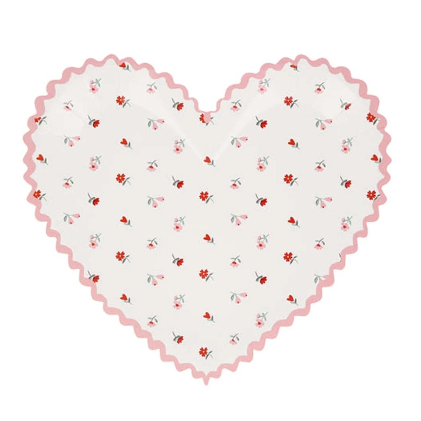 Paper Plates | Patterned Heart - ASSORTMENT #282705-7