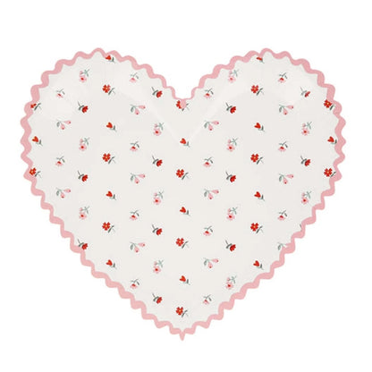 Paper Plates | Patterned Heart - ASSORTMENT #282705-7