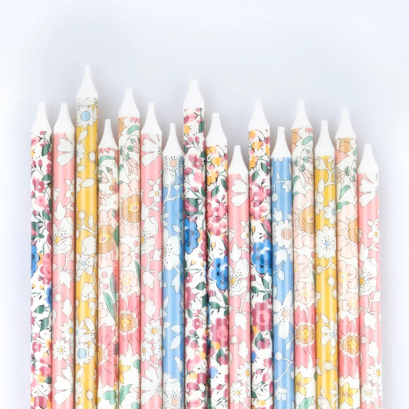 Candles | Pack of 16 - TALL LIBERTY FLORAL #284262