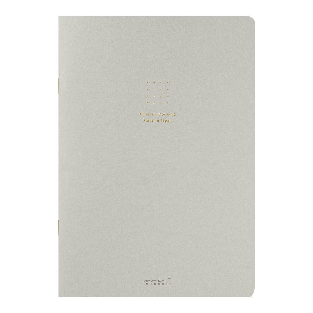 Dot Grid Notebook | A5 Coloured Paper - GREY #15271-006
