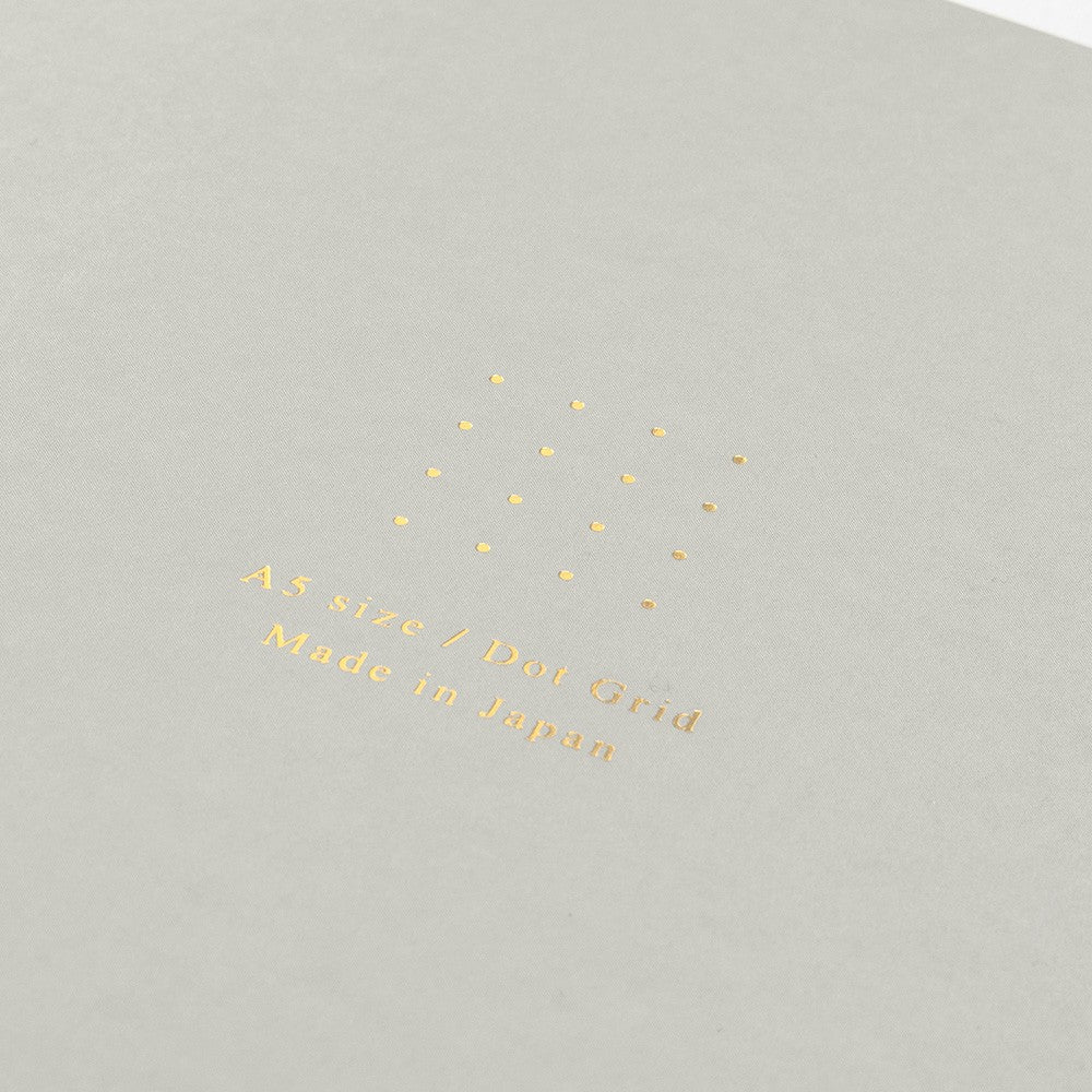 Dot Grid Notebook | A5 Coloured Paper - GREY #15271-006