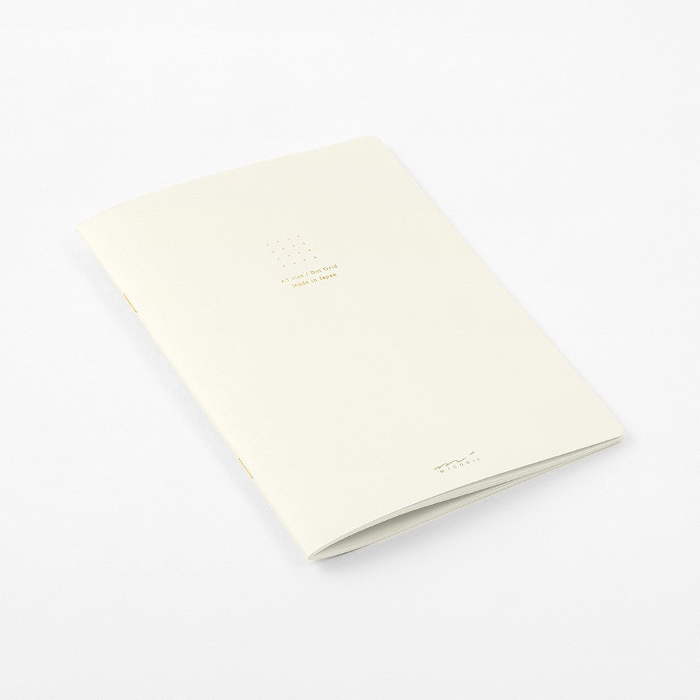 Dot Grid Notebook | A5 Coloured Paper - WHITE #15272-006