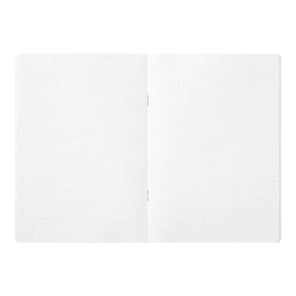 Dot Grid Notebook | A5 Coloured Paper - WHITE #15272-006