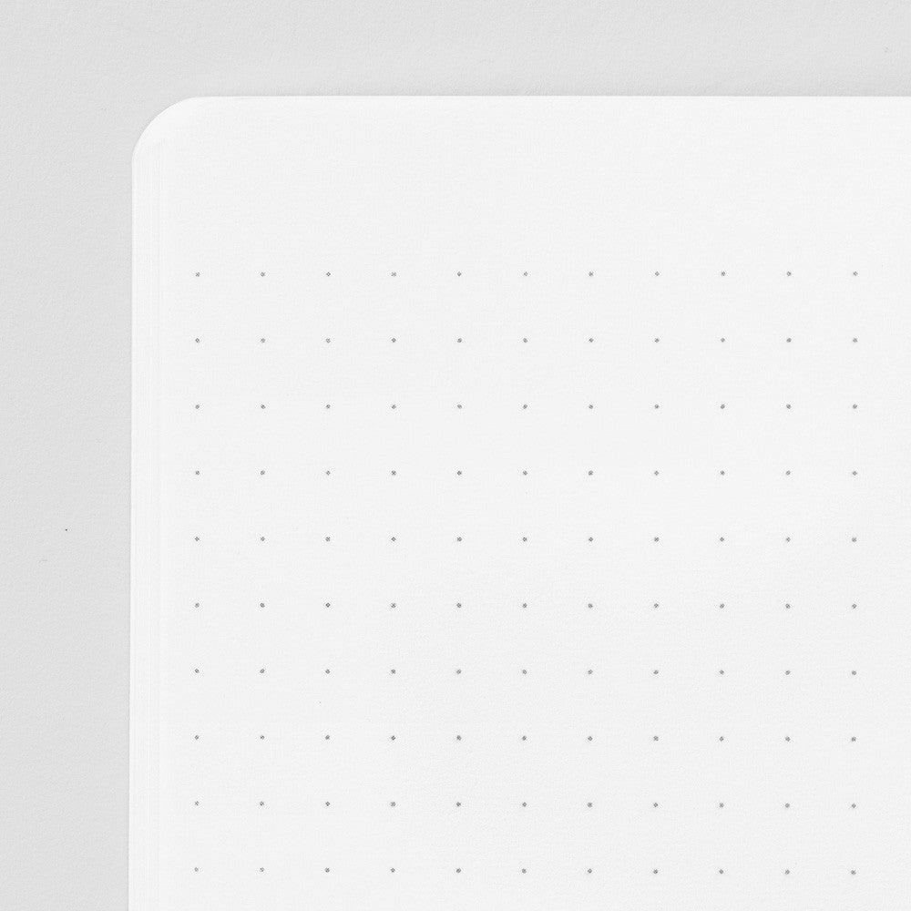 Dot Grid Notebook | A5 Coloured Paper - WHITE #15272-006
