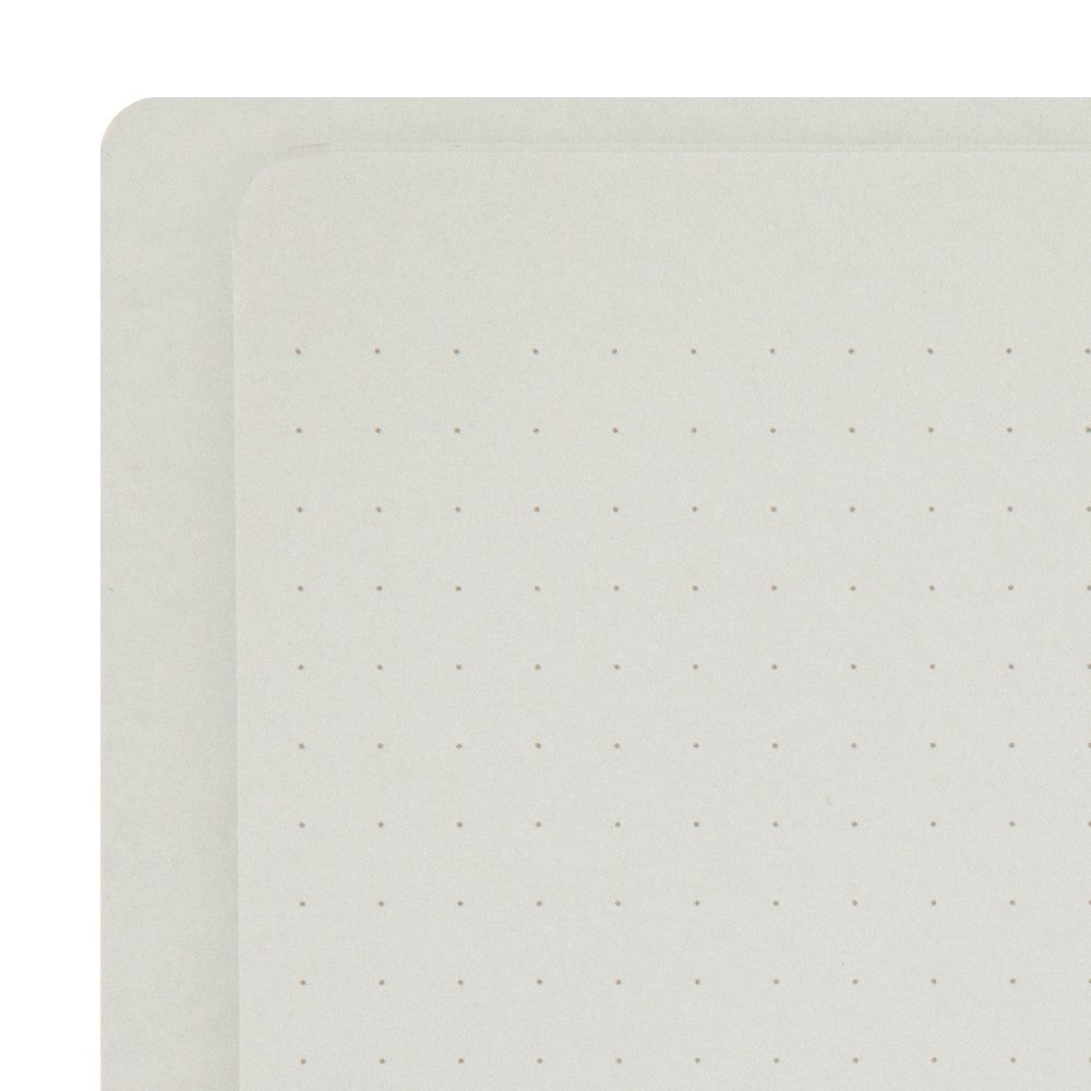 Dot Grid Notebook | Coiled A5 Coloured Paper - GREY #15330-006