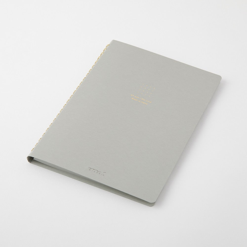Dot Grid Notebook | Coiled A5 Coloured Paper - GREY #15330-006