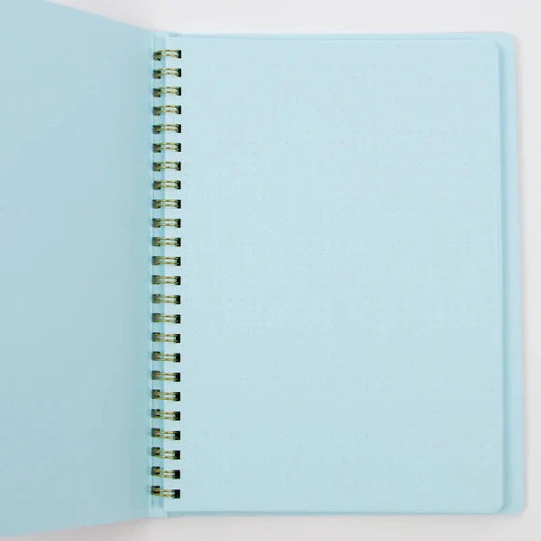 Dot Grid Notebook | A5 Coloured Paper -BLUE #15334-006
