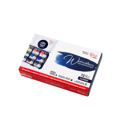 Watercolour Paint Set | 12 Pan - CLASSIC