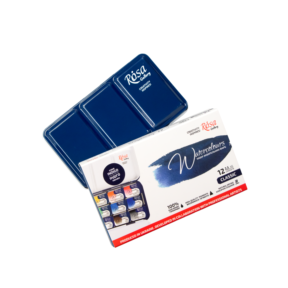 Watercolour Paint Set | 12 Pan - CLASSIC