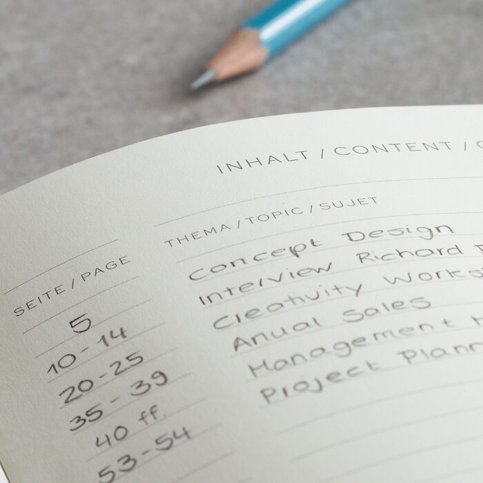 Blank Journal | A5 - NAVY #342924