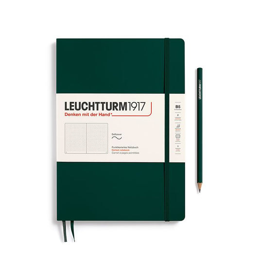Dot Grid Journal | B5 Composition - FOREST GREEN #370309-7
