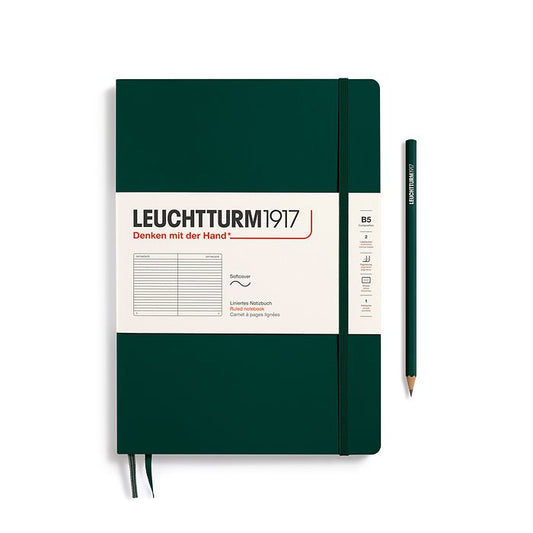 Lined Journal | B5 Composition - FOREST GREEN #370310-7