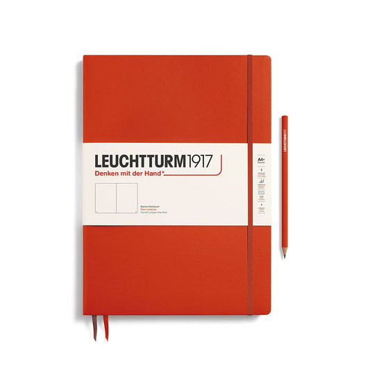 Blank Journal | A4+ Master Slim Hardcover - FOX RED #370267-7