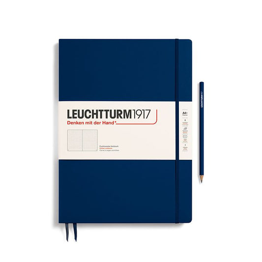 Dot Grid Journal | A4+ Master Slim Hardcover - NAVY #342929-7