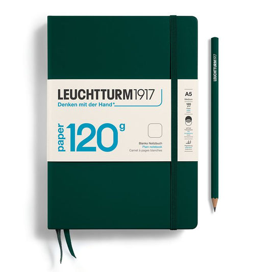 Blank Journal | 120G A5 - FOREST GREEN #370340-7