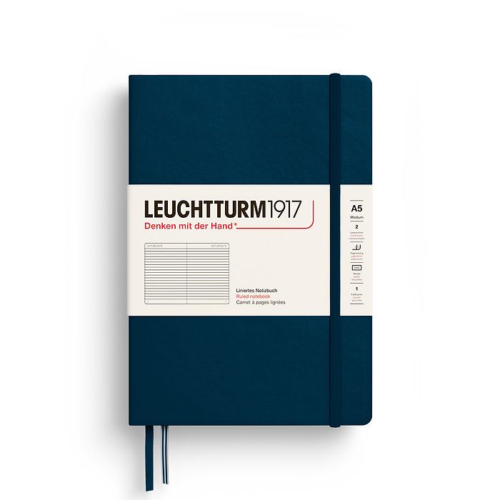 Lined Journal | A5 Hardcover - DEEP SEA #372190-7